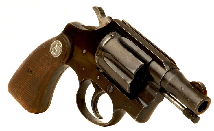 Deactivated US Colt Detective Special .38 snub nose revolver