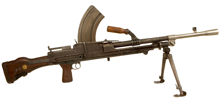 Deactivated Dunkirk era British Dovetail Bren gun MK1