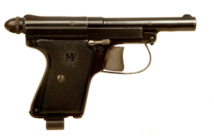 Due in Deactivated Rare La Francais Type Policeman pistol
