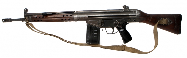 Deactivated British Issued H&K G3 Assault Rifle
