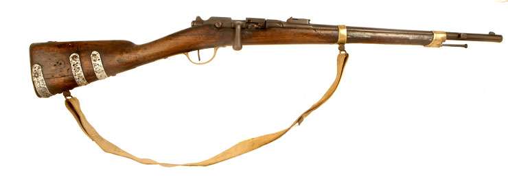 Very Rare British Commando captured French Gras Artillery carbine with letter of provenance