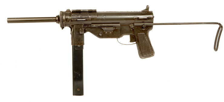 Deactivated WWII US M3 Grease Gun