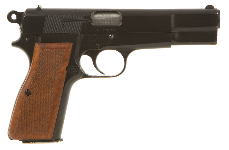 Deactivated FN Browning Hipower 9mm Pistol