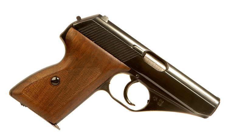 Deactivated Second World War Nazi military issued Mauser Hsc pistol.