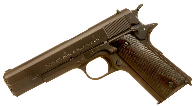 Coming in, Rare Deactivated Norwegian Kongsberg M1914 - Colt 1911