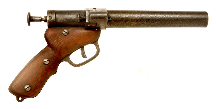 Deactivated Rare WWI German Kdtur LILLE (Kommandantur Lille) Ezsatz flare pistol