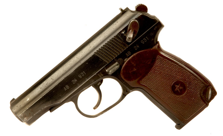Deactivated Makarov 9mm Pistol