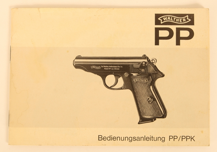 Walther PP & PPK pistols owners manual