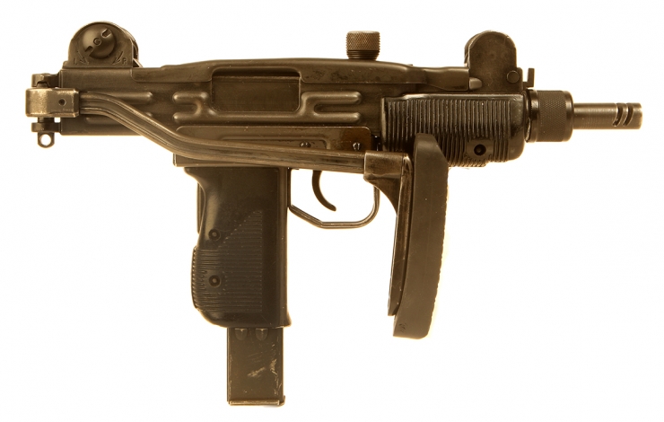 Deactivated IMI (Isreali Military Industries) Mini Uzi submachine gun