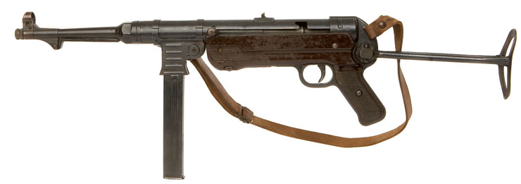 Deactivated Old Spec German MP40 Submachine Gun