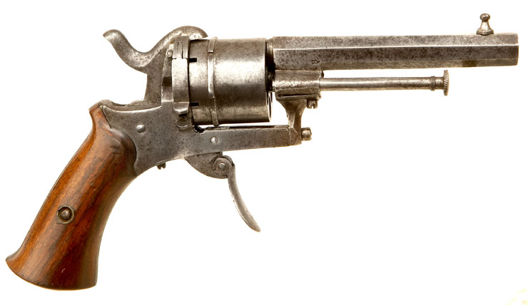 Belgium Made 7mm Pinfire Revolver Obsolete Calibre