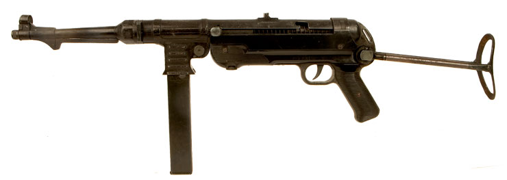 Inert MP40 Replica Submachine Gun