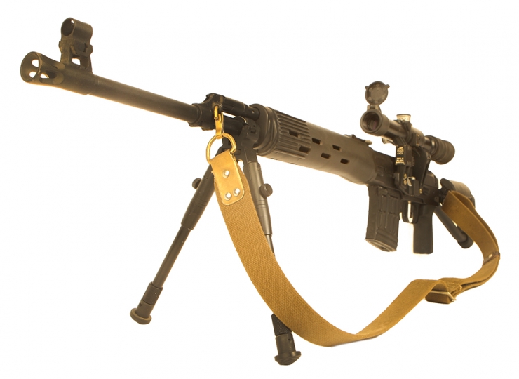 Deactivated Russian Dragunov SVDS Paratrooper rifle