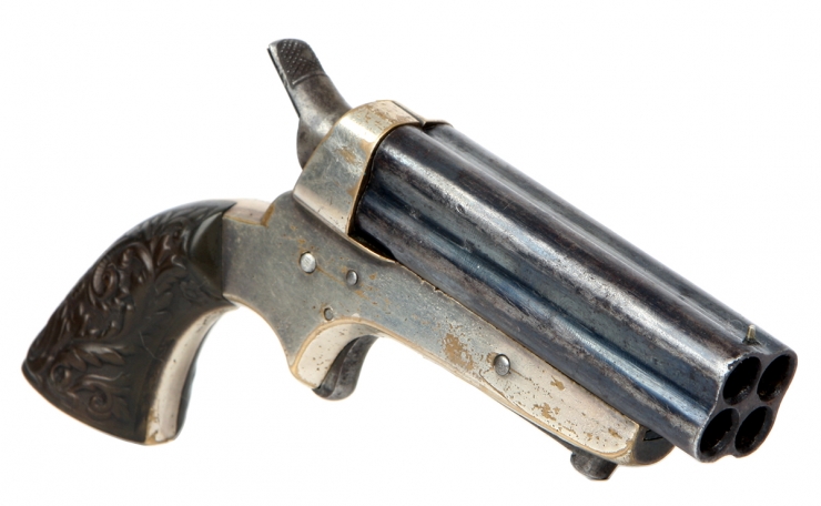 British, Sharps patent Pepperbox by Tipping & Lawden