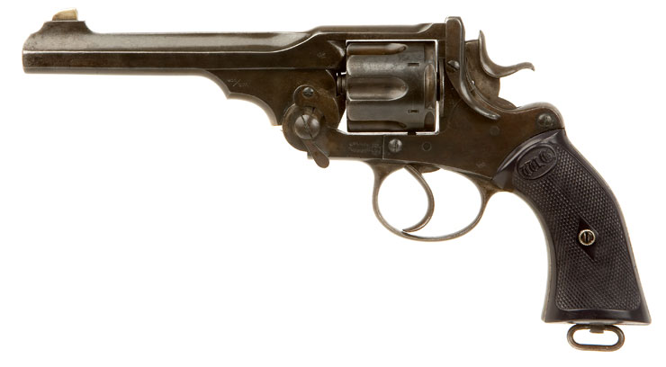 Rare Deactivated Webley & Scott WG Army Model .455/476 Revolver