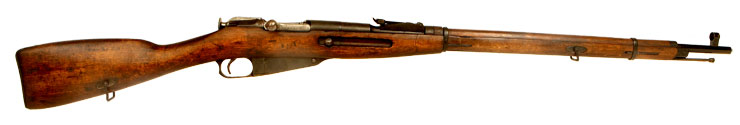 Deactivated WWII Finnish Captured Winter War Nagant Rifle