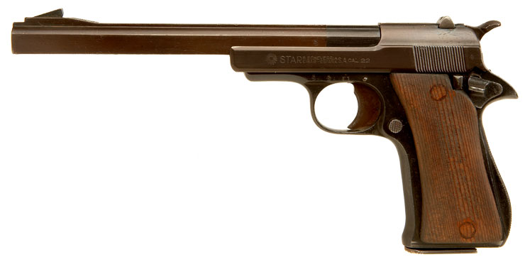 Deactivated Star .22 F series target pistol.