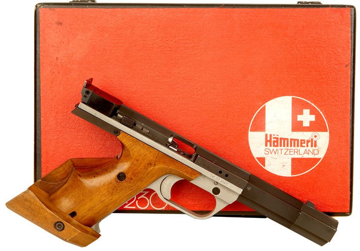 Deactivated Hammerli 230 .22 Target pistol