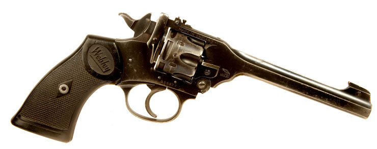 Deactivated Webley MK4 .22 Target Revolver