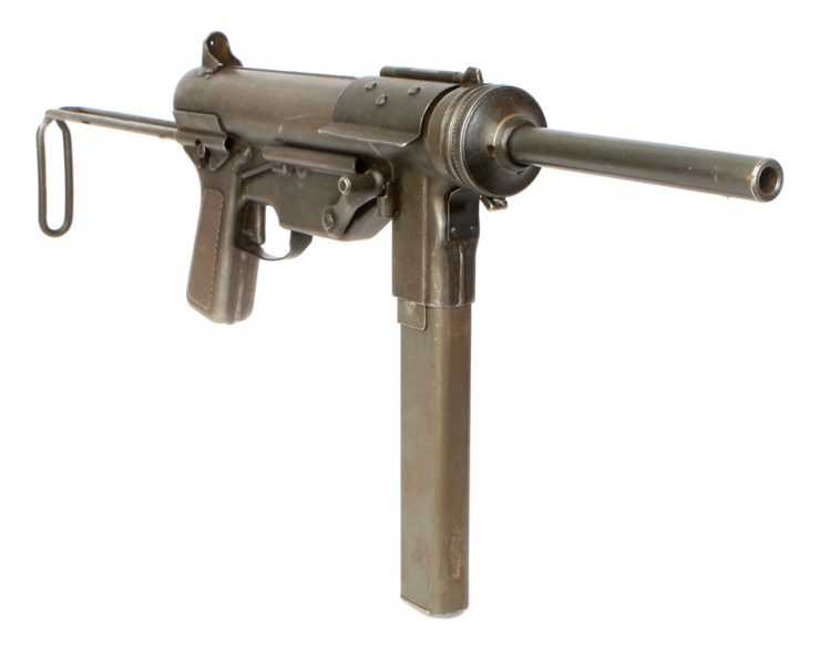 Deactivated WWII US M3 Grease Gun D-Day era