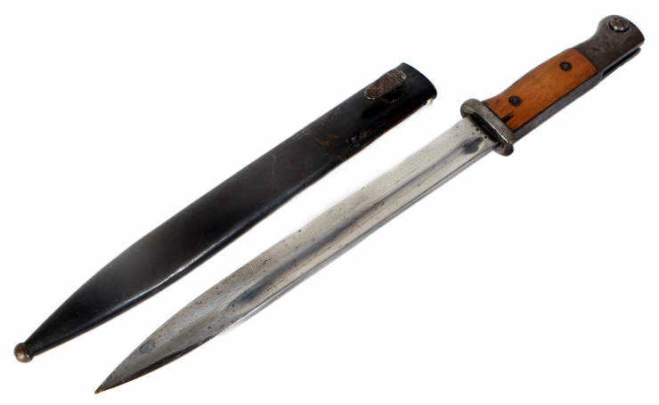 WWII German K98 Bayonet and Scabbard