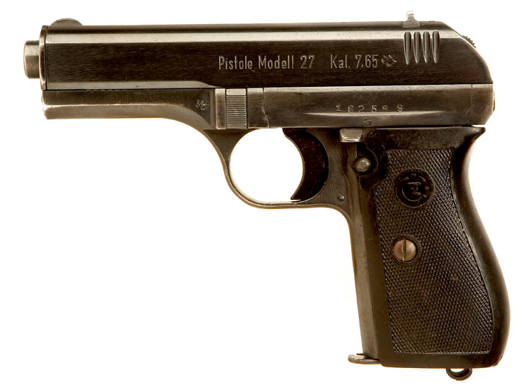 Deactivated WWII Nazi CZ27 Pistol