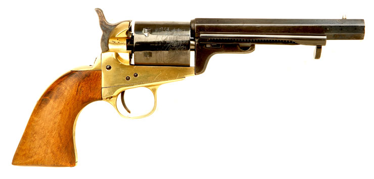 Deactivated Colt Navy Revolver with Richards-Mason Conversion