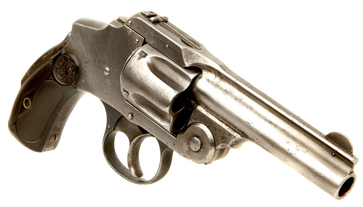 Deactivated Smith & Wesson .38 Safety Hammerless 2nd Model Double Action Revolver