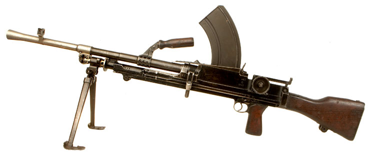 Deactivated WWII Enfield Made Bren MKI Dated 1942
