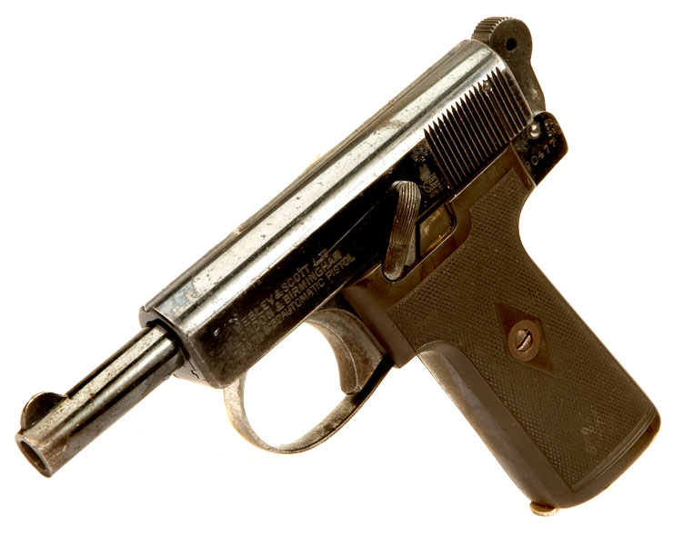Deactivated Webley & Scott 7.65mm & .32 Automatic Pistol, Model 1908
