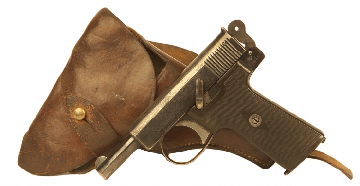 Deactivated RARE WWI Webley .32 Issued to the Metropolitan Police