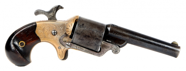 Moore's Patent .32 Teat Fire Revolver by National Arms Co, Brooklyn
