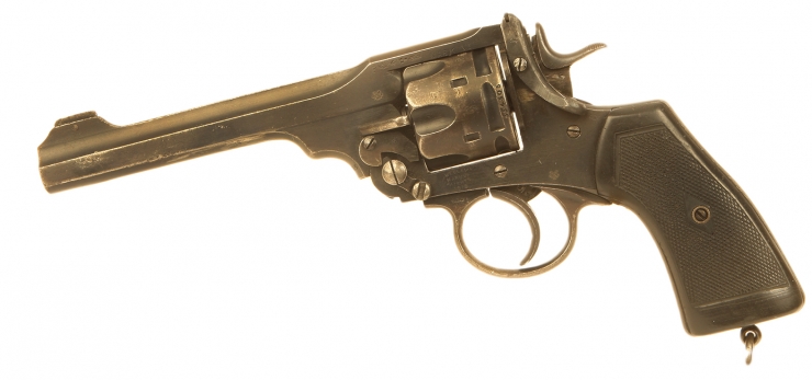 Just Arrived, WWI British officers Webley MK6 .455 revolver