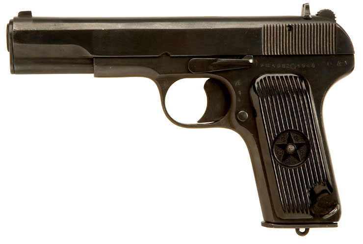 Deactivated Russian Tokarev TT33 Pistol