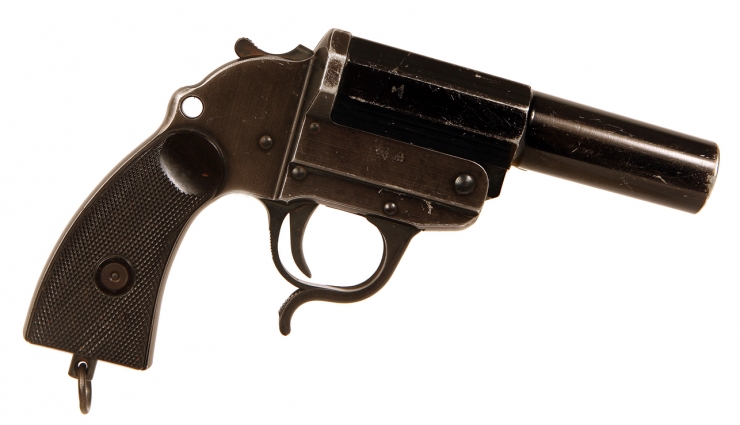 Deactivated WWII German M1934 Flare Pistol