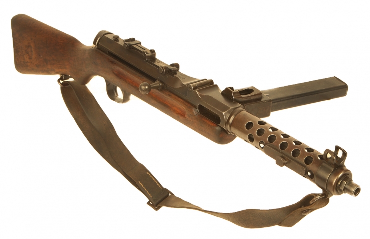 Deactivated WWII German MP34 Submachine Gun