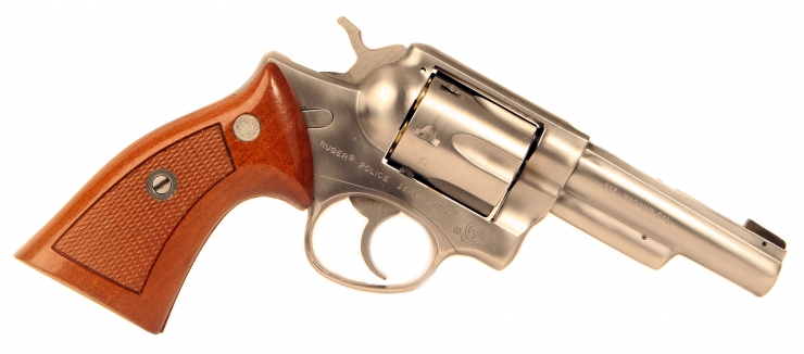 Deactivated Ruger Police Service Six .357 Magnum revolver