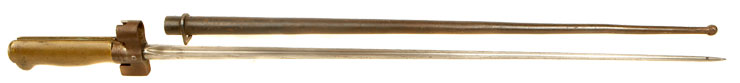 WWI French 1886/16 Lebel Matching bayonet & scabbard