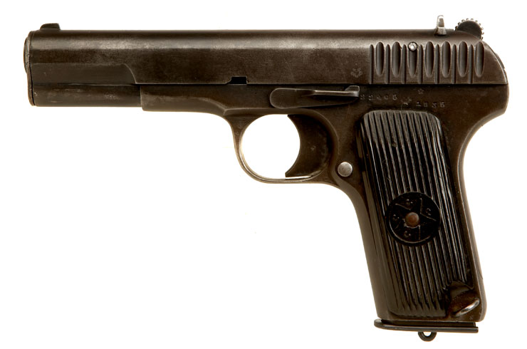 Deactivated WWII Russian Tokarev TT30 Pistol dated 1935.