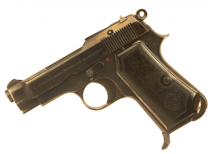 Just Arrived, Deactivated Beretta Model 1935 - Issued to Police Security