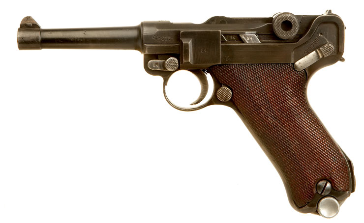 Deactivated 1936 Nazi PO8 Luger
