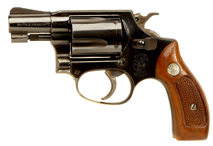 Deactivated Smith & Wesson .38 Snub Nose Revolver Model 36-7