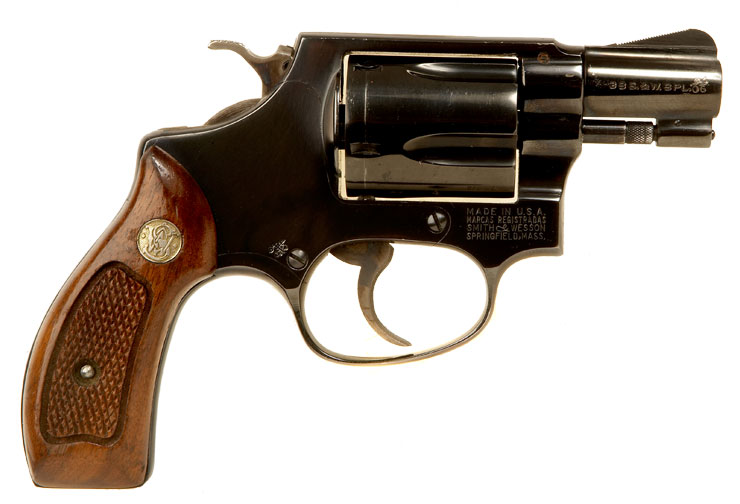 Deactivated Smith & Wesson Model 36 Snub Nose Revolver
