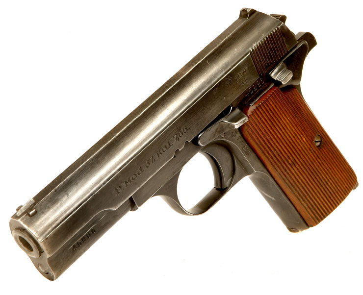 Deactivated WWII Nazi Femaru, pistol model 37M.