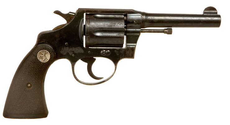 Deactivated pre WWII Colt Police Positive .38 Revolver