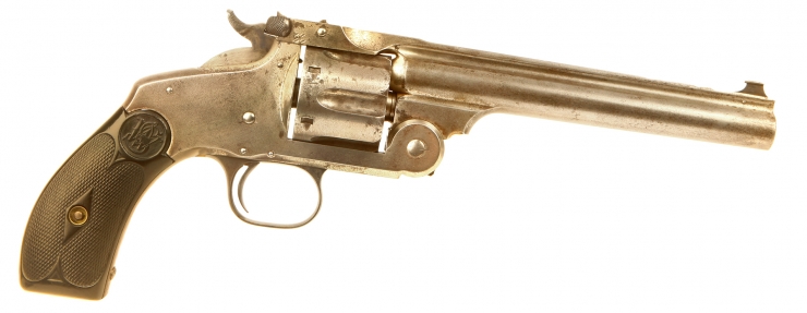 Smith & Wesson, New Model No 3 Target Single Action revolver chambered in .32-44