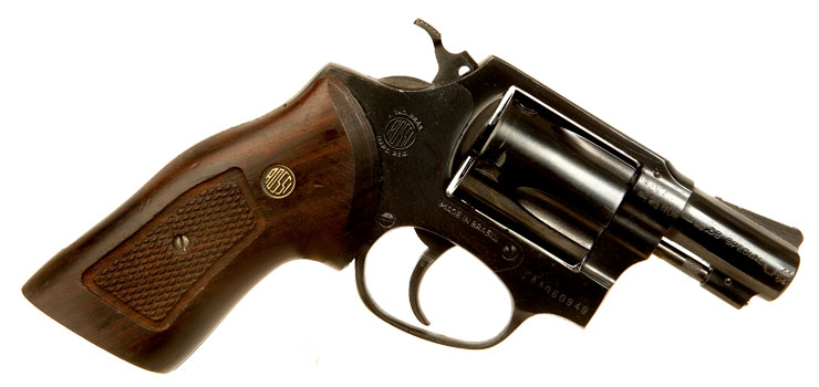 Deactivated Rossi .38 Special Snub Nose Revolver.