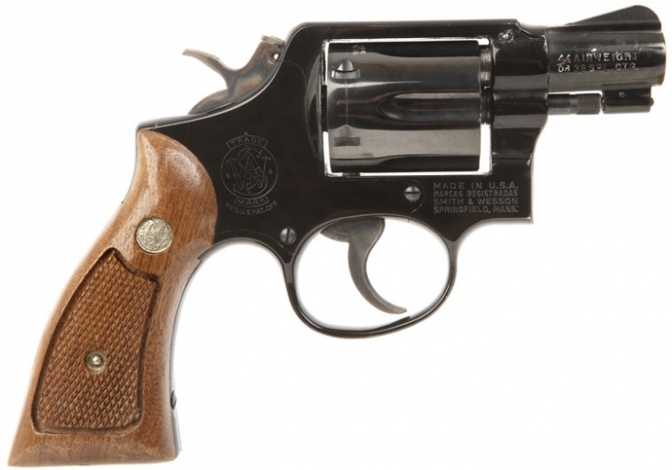Deactivated Smith & Wesson Model 12-2 Snub Nose Revolver