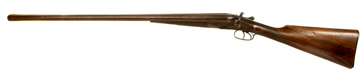 Deactivated Charles Boswell made Side by side Double Barreled Shotgun
