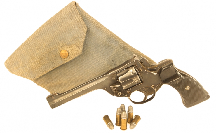 Deactivated WWII Enfield No2 MKI** .38 Revolver